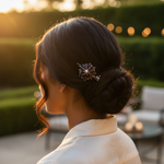 Load image into Gallery viewer, 925 Silver Garnet Flower Earrings for Women | Daily Wear