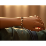 Load image into Gallery viewer, 925 Silver Floral Bracelet for Women | Rhinestone Jewelry Gift