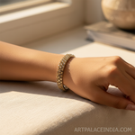 Load image into Gallery viewer, gold plating Tone Stone Studded Bracelet for Women | Gift Jewelry