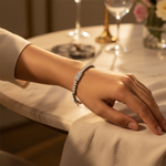 Load image into Gallery viewer, Sapphire & Diamond Bracelet | Sterling Silver | Women's Jewelry