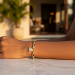 Load image into Gallery viewer, gold plating Heart Charm Bracelet | Cubic Zirconia | For Women