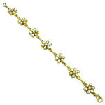 Load image into Gallery viewer, gold plating Floral Pearl Bracelet | Women's Elegant Jewelry Gift