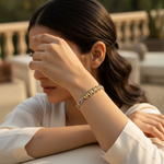 Load image into Gallery viewer, 925 Silver Bracelet with Yellow Gemstones for Women | Gift