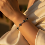 Load image into Gallery viewer, 925 Silver Black Onyx Bracelet for Women | Statement Jewelry