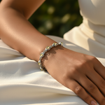 Load image into Gallery viewer, 925 Silver Green Stone Bracelet for Women | Fashion Jewelry