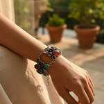 Load image into Gallery viewer, 925 Silver Multi-Gemstone Bracelet for Women | Statement Jewelry