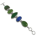 Load image into Gallery viewer, 925 Silver Gemstone Bracelet | Multi-Stone Bracelet for Women