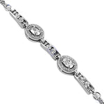 Load image into Gallery viewer, Silver Bracelet with CZ Stones | Women's Jewelry | Daily Wear
