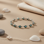 Load image into Gallery viewer, 925 Silver Aquamarine Bracelet for Women | Gemstone Jewelry