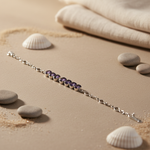 Load image into Gallery viewer, 925 Silver Amethyst Bracelet for Women | Gemstone Jewelry