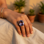 Load image into Gallery viewer, Silver Amethyst Ring for Women | Gemstone Jewelry