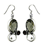 Load image into Gallery viewer, 925 Silver Green Amethyst Earrings for Women | Daily Wear