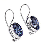 Load image into Gallery viewer, 925 Silver Blue Gemstone Drop Earrings for Women | Gift