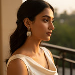 Load image into Gallery viewer, 925 Silver Square Cut Earrings | Women's Daily Wear Jewelry
