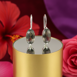 Load image into Gallery viewer, 925 Silver Smoky Quartz Drop Earrings for Women | Gift