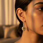 Load image into Gallery viewer, 925 Silver Citrine Drop Earrings for Women | Gemstone Jewelry