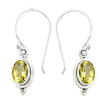 Load image into Gallery viewer, 925 Silver Citrine Drop Earrings for Women | Gemstone Jewelry