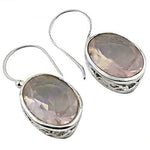 Load image into Gallery viewer, 925 Silver Smoky Quartz Earrings for Women | Gemstone Jewelry