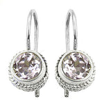 Load image into Gallery viewer, 925 Silver White Topaz Drop Earrings for Women | Gift Jewelry