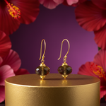 Load image into Gallery viewer, gold plating Teardrop Crystal Bead Earrings for Women | Fashion Jewelry