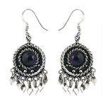 Load image into Gallery viewer, 925 Silver Amethyst Earrings for Women | Dangle Jewelry