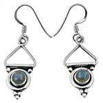 Load image into Gallery viewer, 925 Silver Labradorite Earrings for Women | Dangle Jewelry