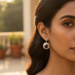 Load image into Gallery viewer, 925 Silver Amethyst Leverback Earrings | Gemstone Jewelry