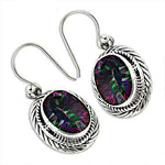 Load image into Gallery viewer, 925 Silver Mystic Topaz Earrings for Women | Dangle Jewelry