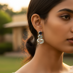 Load image into Gallery viewer, 925 Silver Gemstone Drop Earrings for Women | Dangle Earrings