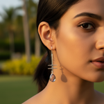Load image into Gallery viewer, 925 Silver Rose Quartz Drop Earrings for Women | Gift
