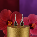 Load image into Gallery viewer, 925 Silver Smoky Quartz Teardrop Earrings for Women