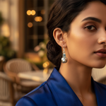 Load image into Gallery viewer, 925 Sterling Silver Pearl & Gemstone Earrings for Women