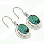 Load image into Gallery viewer, 925 Silver Turquoise Earrings for Women | Gemstone Jewelry