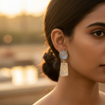 Load image into Gallery viewer, 925 Silver Moonstone Drop Earrings for Women | Dangle Earrings