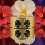 Load image into Gallery viewer, 925 Silver Smoky Quartz Drop Earrings for Women | Gift