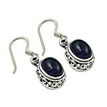Load image into Gallery viewer, 925 Silver Blue Stone Drop Earrings for Women | Gift Jewelry
