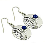 Load image into Gallery viewer, 925 Silver Lapis Lazuli Earrings | Women's Dangle Earrings