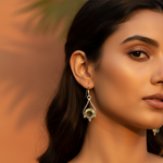 Load image into Gallery viewer, 925 Silver Green Amethyst Earrings for Women | Dangle Jewelry