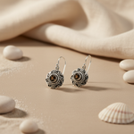 Load image into Gallery viewer, 925 Silver Smokey Quartz Earrings for Women | Dangle Earrings