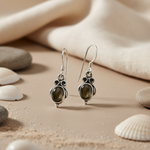 Load image into Gallery viewer, 925 Silver gold platingstone Earrings for Women | Dangle Earrings
