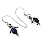 Load image into Gallery viewer, 925 Silver Lapis Lazuli Earrings for Women | Gemstone Jewelry