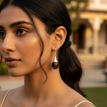 Load image into Gallery viewer, 925 Silver Black Onyx Drop Earrings for Women | Gift
