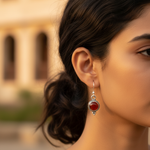 Load image into Gallery viewer, 925 Silver Carnelian Earrings for Women | Gemstone Jewelry