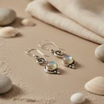 Load image into Gallery viewer, 925 Silver Moonstone Dangle Earrings for Women | Gift