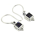 Load image into Gallery viewer, 925 Silver Iolite Earrings for Women | Gemstone Jewelry