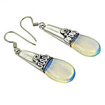 Load image into Gallery viewer, 925 Sterling Silver Opalite Teardrop Earrings for Women