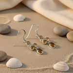 Load image into Gallery viewer, 925 Silver Citrine Drop Earrings for Women | Gemstone Jewelry