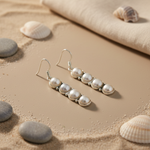 Load image into Gallery viewer, 925 Silver Pearl Drop Earrings for Women | Elegant Jewelry