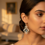 Load image into Gallery viewer, 925 Silver Labradorite Earrings for Women | Dangle Earrings