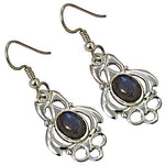 Load image into Gallery viewer, 925 Silver Labradorite Earrings for Women | Dangle Earrings